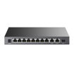 Imagen de SWITCH TP-LINK TL-SL1311MP 8 PUERTOS GIGABIT POE+ 124W CON 2 UPLINK Y 1 SFP
