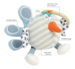 Imagen de Juguete Colgante Dolce Toy Pavo Real Didactico Texturas Bebe