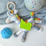 Imagen de Juguete Tela Didáctico Dolce Cebra Colgante Mordillo Bebes