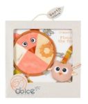 Imagen de Juego Tela Apego Colgante Portachupete Dolce Toys Bebes