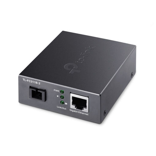 Imagen de CONVERTIDOR DE MEDIOS TP-LINK FC311B-2 GIGABIT WDM MONOMODO 2KM SC