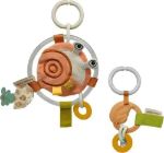Imagen de Set X2 Colgantes Tela Didáctico Caracol Textura Sonido Dolce