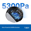 Imagen de ASPIRADORA ROBOT TP-LINK TAPO RV20 MAX PLUS 5300PA CON BASE DE AUTOVACIADO