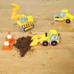 Imagen de Pack X5 Vehículos Transporte Para Construcción Niños 3 Años+ Construcción