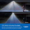 Imagen de CÁMARA TP-LINK TAPO C720 2K QHD CON FOCO LED INTELIGENTE Y WIFI EXTERIOR