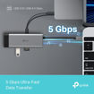 Imagen de HUB TP-LINK UH5020C USB-C 5 EN 1 HDMI 4K USB 3.0 PD 100W