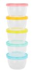 Imagen de Pack X5 Bowls De 250ml Apto Para Microondas Badabulle Bebes
