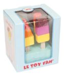 Imagen de Juego De 6 Paletas Helados Madera Multicolor Niños 2 Años+ 