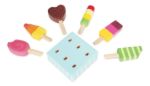 Imagen de Juego De 6 Paletas Helados Madera Multicolor Niños 2 Años+ 