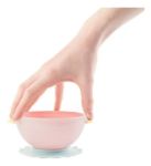 Imagen de Pack X3 Bowls 330ml Tapas, Ventosa, 3 Cucharas Bebes Comidas