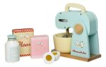 Imagen de Batidora Mezcladora Con Ingredientes Madera Niños 2 Años+ Celeste
