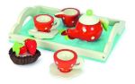 Imagen de Juego De Te Con Tazas, Platos Y Bandeja Madera Niños 2 Años+