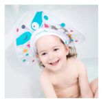 Imagen de Visera Anti-champú Protección Para Los Ojos De Bebés En Baño Blanco-azul