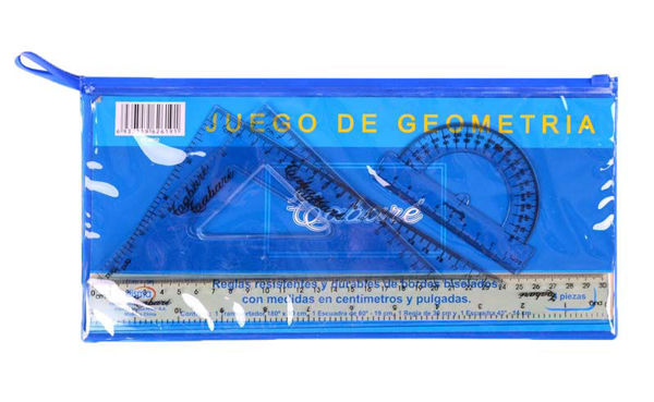 Imagen de Juego de Geometria 30cm En Sobre