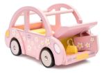 Imagen de Juguete Auto Rosa De Sophie Madera Con Maleta Niños 3 Años+ Sophie Rosa
