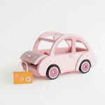 Imagen de Juguete Auto Rosa De Sophie Madera Con Maleta Niños 3 Años+ Sophie Rosa