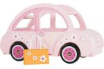Imagen de Juguete Auto Rosa De Sophie Madera Con Maleta Niños 3 Años+ Sophie Rosa