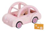 Imagen de Juguete Auto Rosa De Sophie Madera Con Maleta Niños 3 Años+ Sophie Rosa