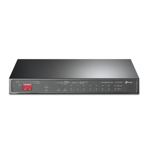 Imagen de SWITCH TP-LINK TL-SG1210MP GIGABIT 10 PUERTOS POE+ 123W EASY SMART