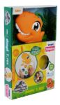 Imagen de Juego Dino Burbujas Popy Silicona Tomy Parque Jurásico 12m+ Naranja Y Blanco
