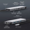 Imagen de HUB TP-LINK UH9120C USB-C 9 EN 1 HDMI 4K RJ45 USB SD MICROSD PD 100W