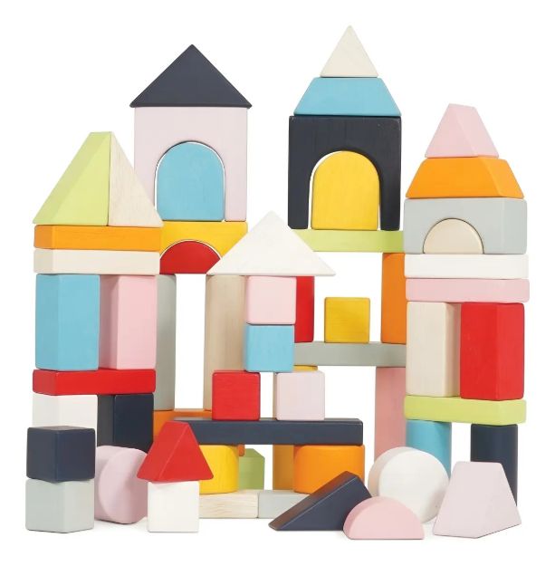 Imagen de Le Toy Van Bloques Madera Multicolor 12m+ Apilables 60pcs Multicolor