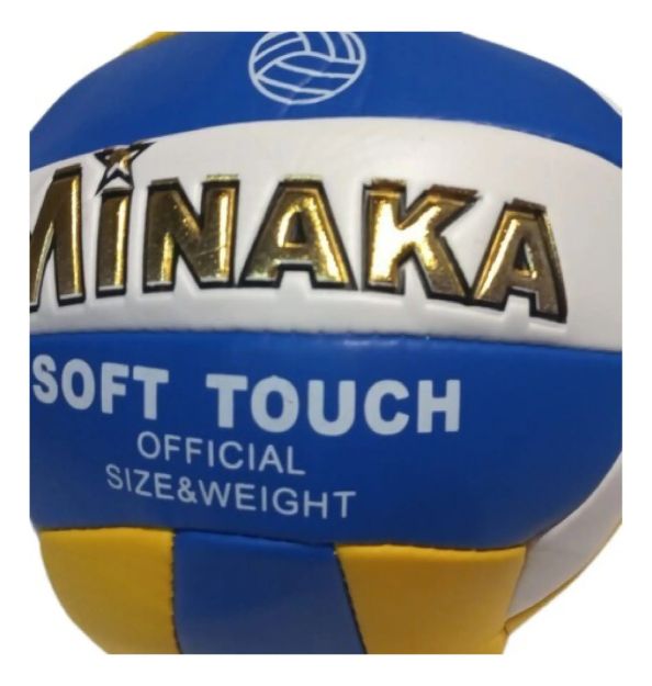 Imagen de Pelotas Minaka Voley Niños Adultos Peso Y Talle Original Amarillo/azul
