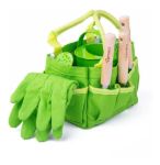 Imagen de Set Jardinería Palas Rastrillo Guantes Bolsa Regadera Niños