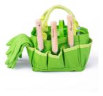 Imagen de Set Jardinería Palas Rastrillo Guantes Bolsa Regadera Niños