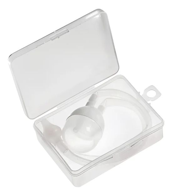 Imagen de Aspirador Nasal C/ Estuche Bebés Alivio Mucosidad Gripe Buba Transparente