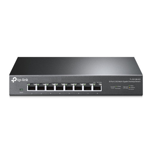 Imagen de SWITCH TP-LINK TL-SG108-M2 8 PUERTOS 2.5G MULTI-GIGABIT DE ESCRITORIO