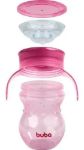 Imagen de Vaso Antivuelco Con Asa 360 Grados 250ml Tapa Y Bebes 12m+ Rosa