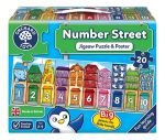 Imagen de Puzzle Infantil Orchard Toys Calle De Números De 20 Piezas Para Niños De 2 A 5 Años