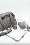 Imagen de Bolso Maternal Diseño Inflable Gran Espacio Accesorios Bebes Gris Inflable