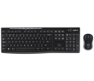 Imagen de Kit Logitech Teclado y Mouse MK270 en Español