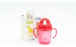 Imagen de Vaso Con Asas Y Sorbito Aprender A Sorber Bebes 18m+ 190ml Rojo Liso