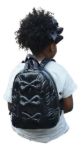 Imagen de Mochila Niñas Lazos Cuero Vegano Urbana Impermeable