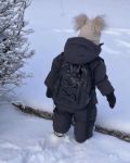 Imagen de Mochila Niñas Lazos Cuero Vegano Urbana Impermeable