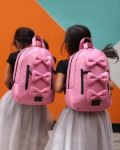 Imagen de Mochila Niñas Lazos Cuero Vegano Urbana Impermeable