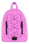 Imagen de Mochila Niñas Lazos Cuero Vegano Urbana Impermeable