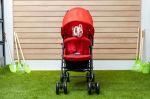 Imagen de Coche Paragüitas Goldbaby Barra Seguridad Bebés 0 A 18kg   Rojo Negro