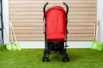 Imagen de Coche Paragüitas Goldbaby Barra Seguridad Bebés 0 A 18kg   Rojo Negro