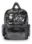 Imagen de Mochila Maternal 7am Bk718-polar Xl Negra Con Cambiador Negro Liso