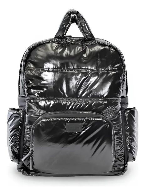 Imagen de Mochila Maternal 7am Bk718-polar Xl Negra Con Cambiador Negro Liso