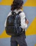 Imagen de Mochila Maternal 7am Bk718-polar Xl Negra Con Cambiador Negro Liso