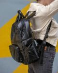 Imagen de Mochila Maternal 7am Bk718-polar Xl Negra Con Cambiador Negro Liso