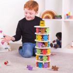 Imagen de Juguete Madera Torre De Ositos Jenga Bigjigs Niños 3 Años+ Multicolores