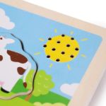 Imagen de Puzle Magnético Granja Con Sonido Animales Juegos 12 Meses+