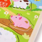 Imagen de Puzle Magnético Granja Con Sonido Animales Juegos 12 Meses+