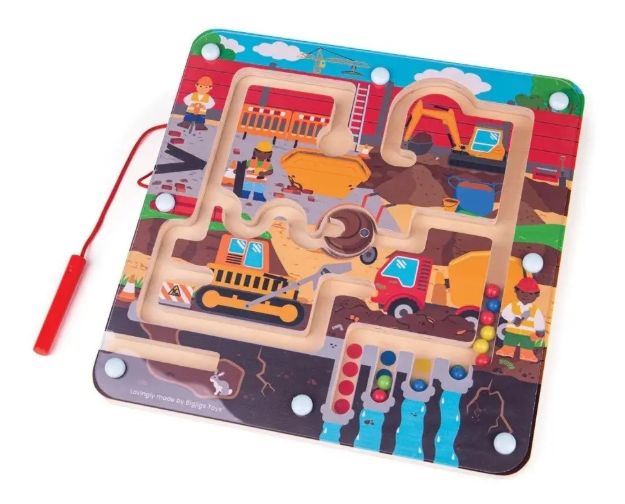 Imagen de Juego Laberinto Puzzle Bolitas Magneticas Construcción 3 A+